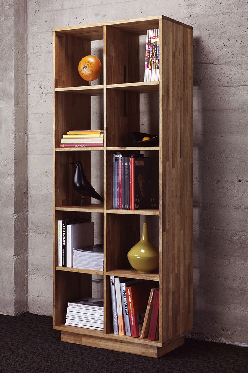 LAX Series 2x5 Bookcase LAX.2X5.BC.WT - LAX.2X5.BC.WT