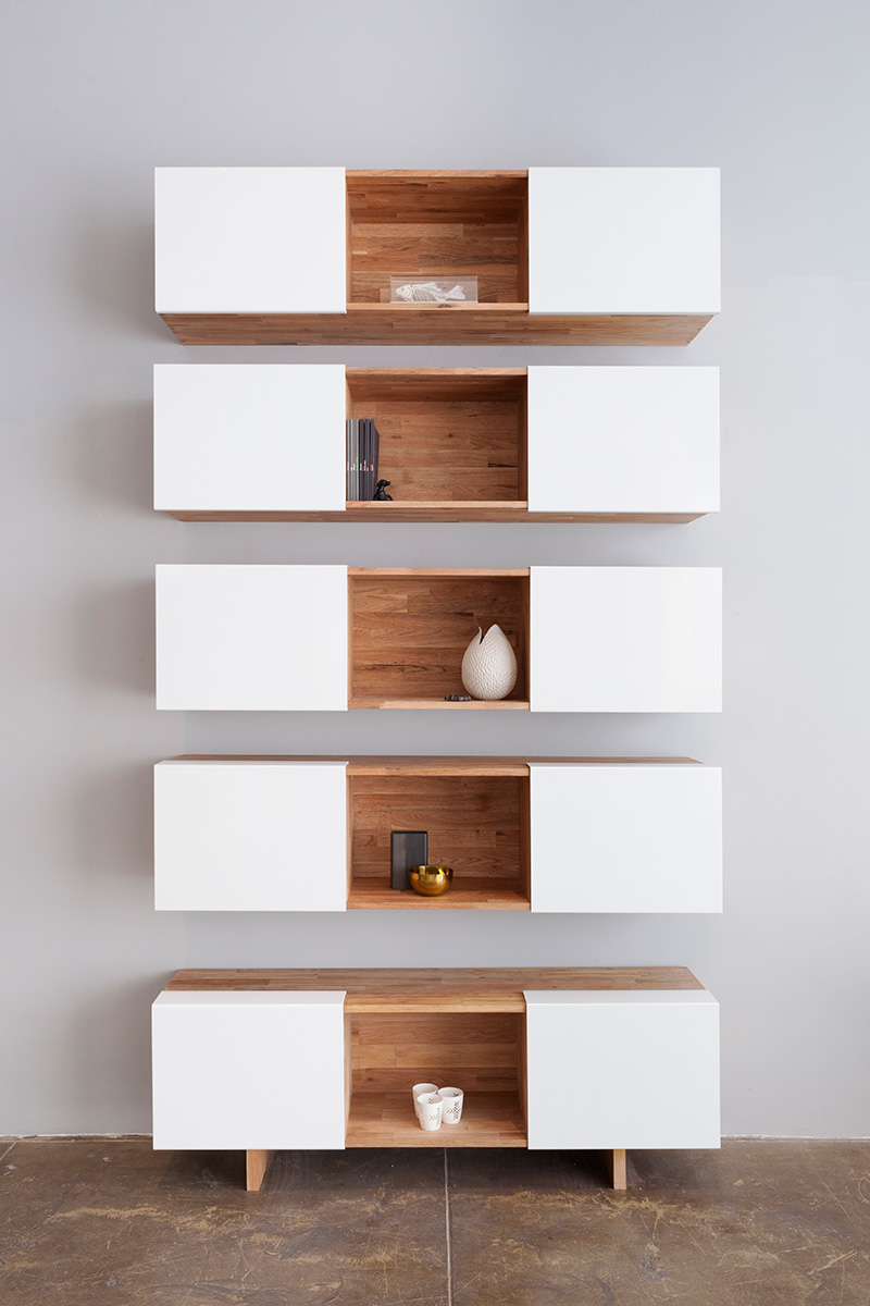 LAX Series 3x Wall-Mounted Shelf LAX.3X.WT.WH - LAX.3X.WT.WH