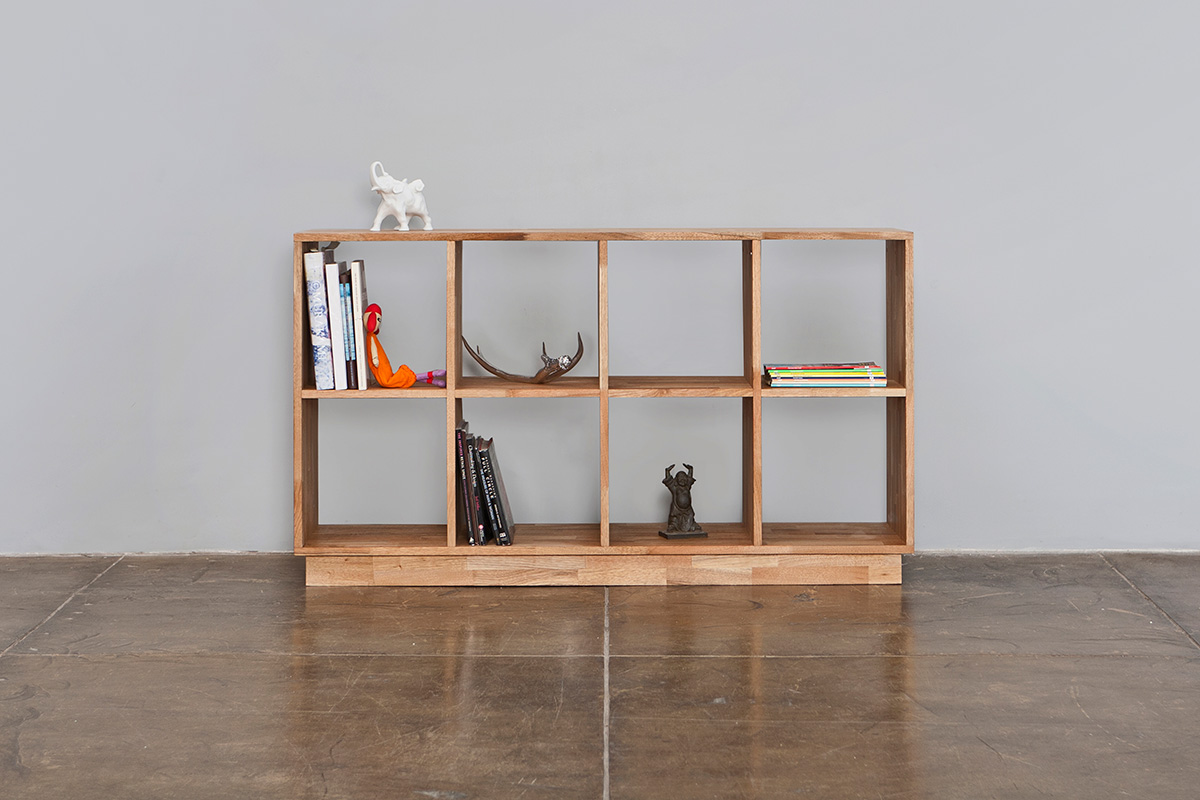 LAX Series 4x2 Bookcase LAX.4X2.BC.WT - LAX.4X2.BC.WT