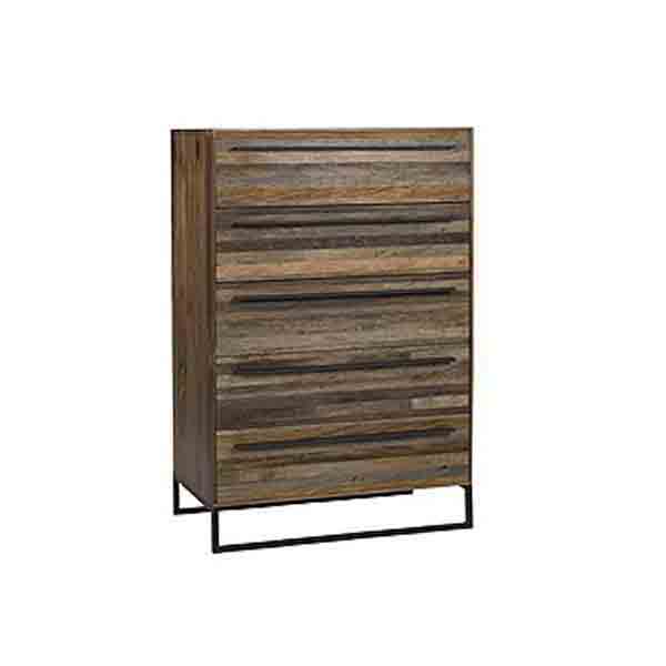 Miranda Chest Give your bedroom a bit of organized storage space with our Miranda Chest. Its large stature works like a skyscraper, giving you the same amount of storage space without taking up all the floor space.